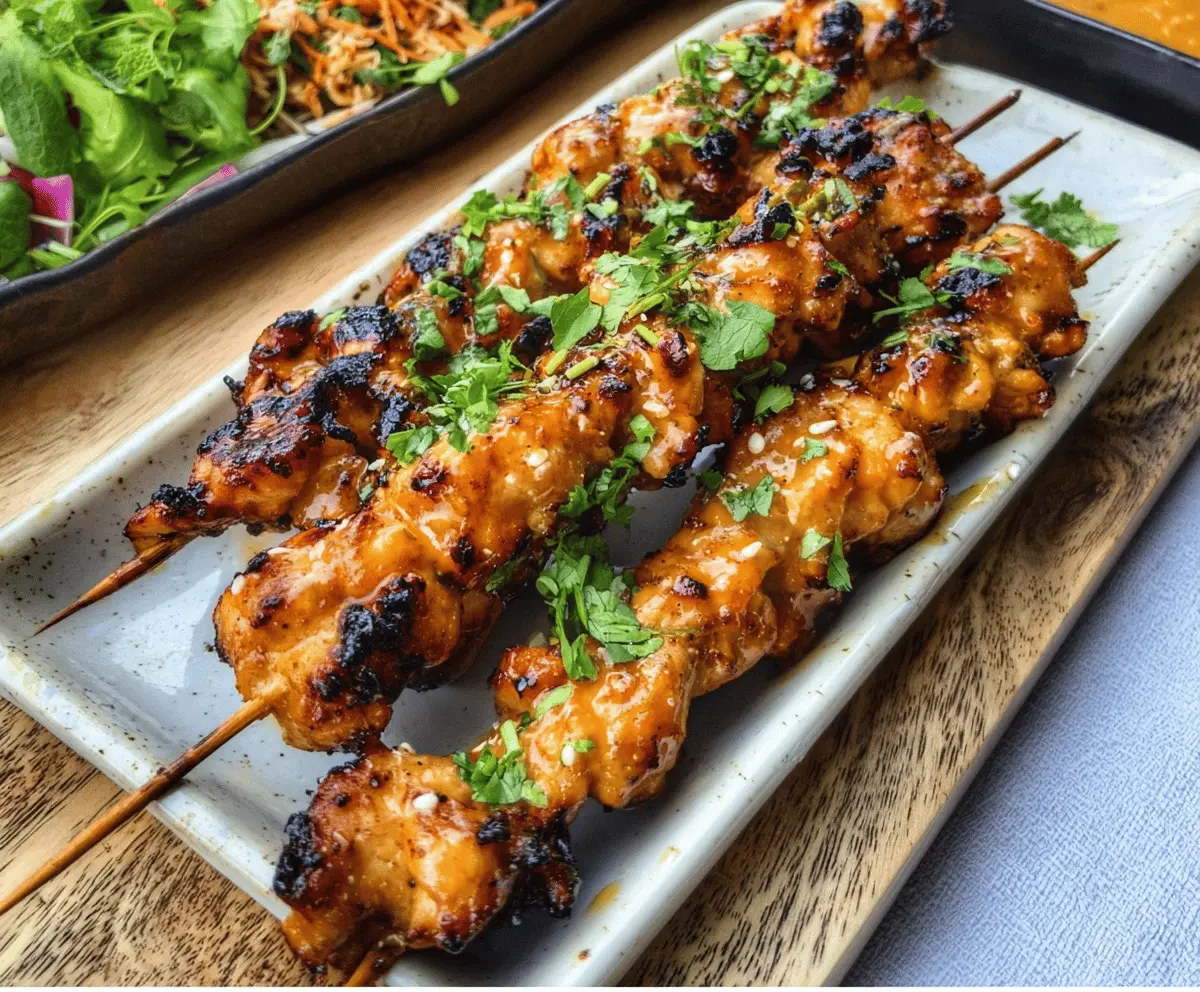 Easy Bang Bang Chicken Skewers Recipe