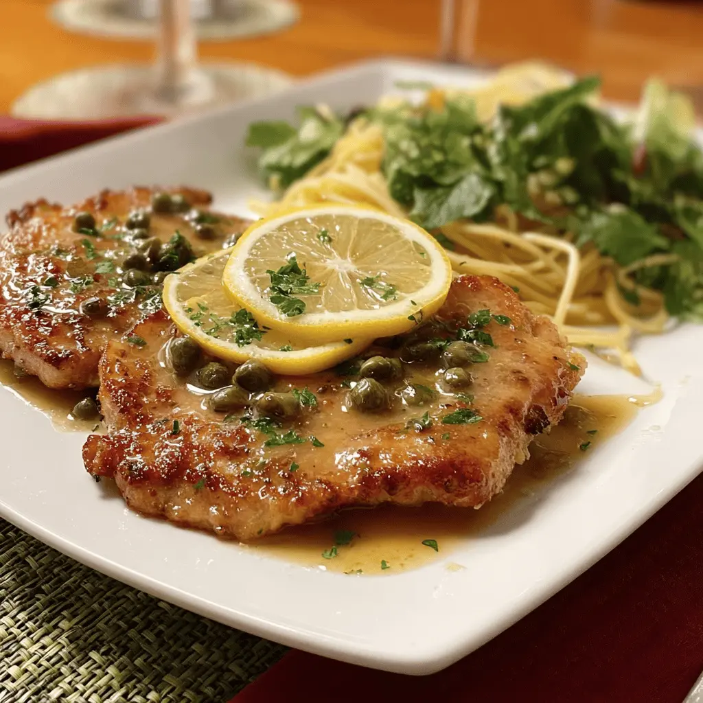 Easy Pork Piccata Recipe with Lemon Butter Sauce
