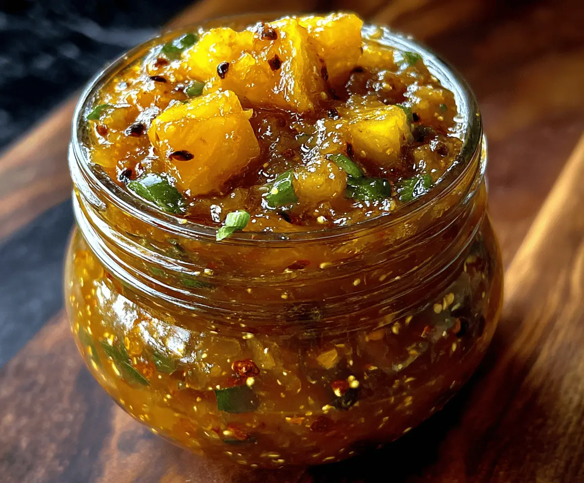 Easy Spicy Pineapple Jalapeño Chutney Recipe