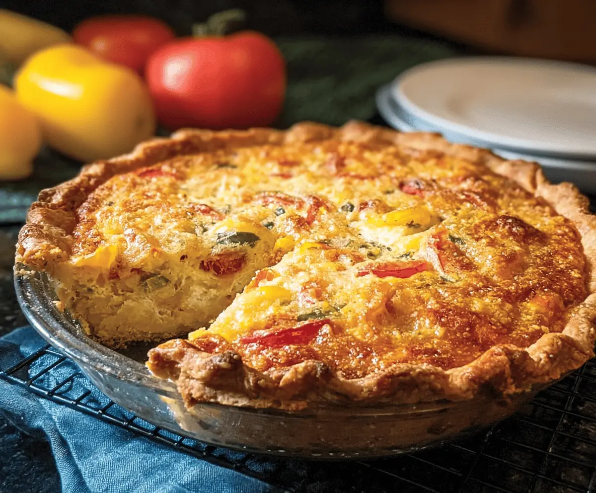 Easy Paula Deen Tomato Pie Recipe