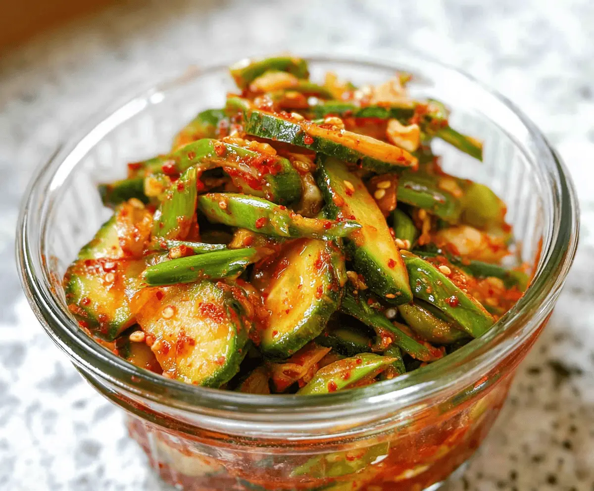 Easy Cucumber Kimchi Recipe – Quick & Refreshing