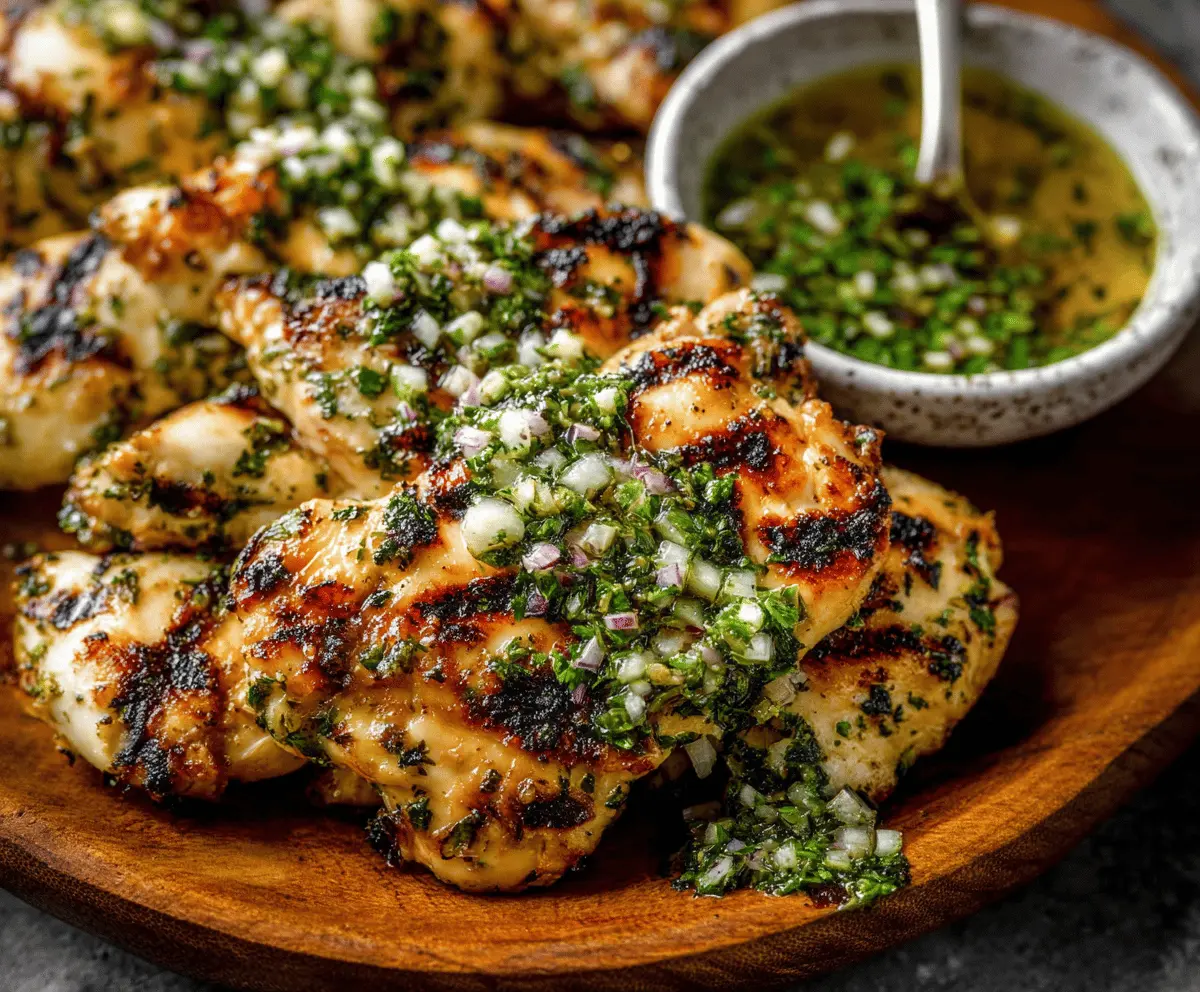 Easy Grilled Chimichurri Chicken Recipe