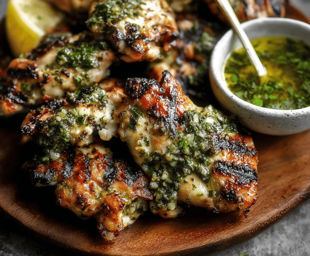 Easy Grilled Chimichurri Chicken Recipe