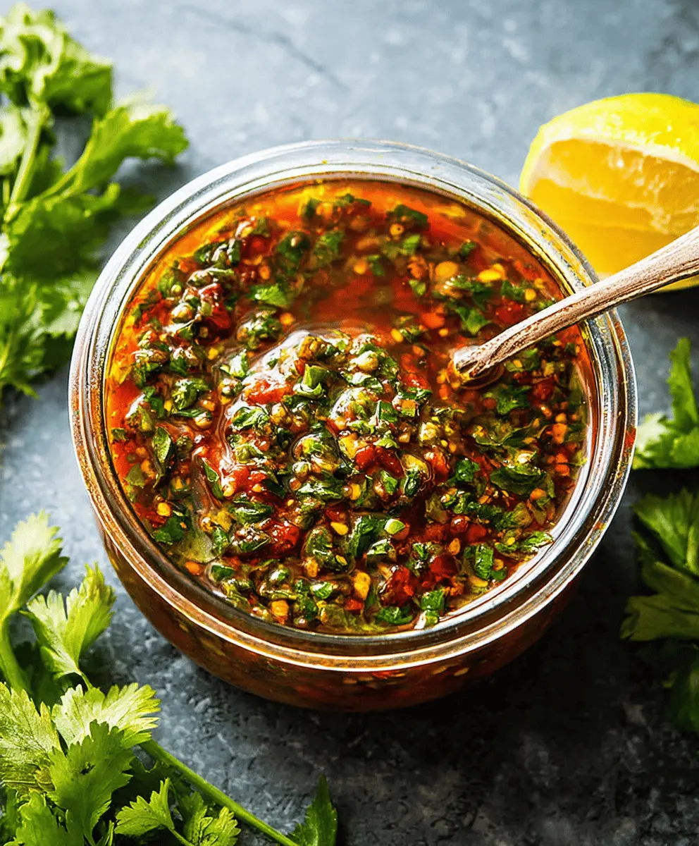 Easy Chimichurri Rojo Sauce Recipe