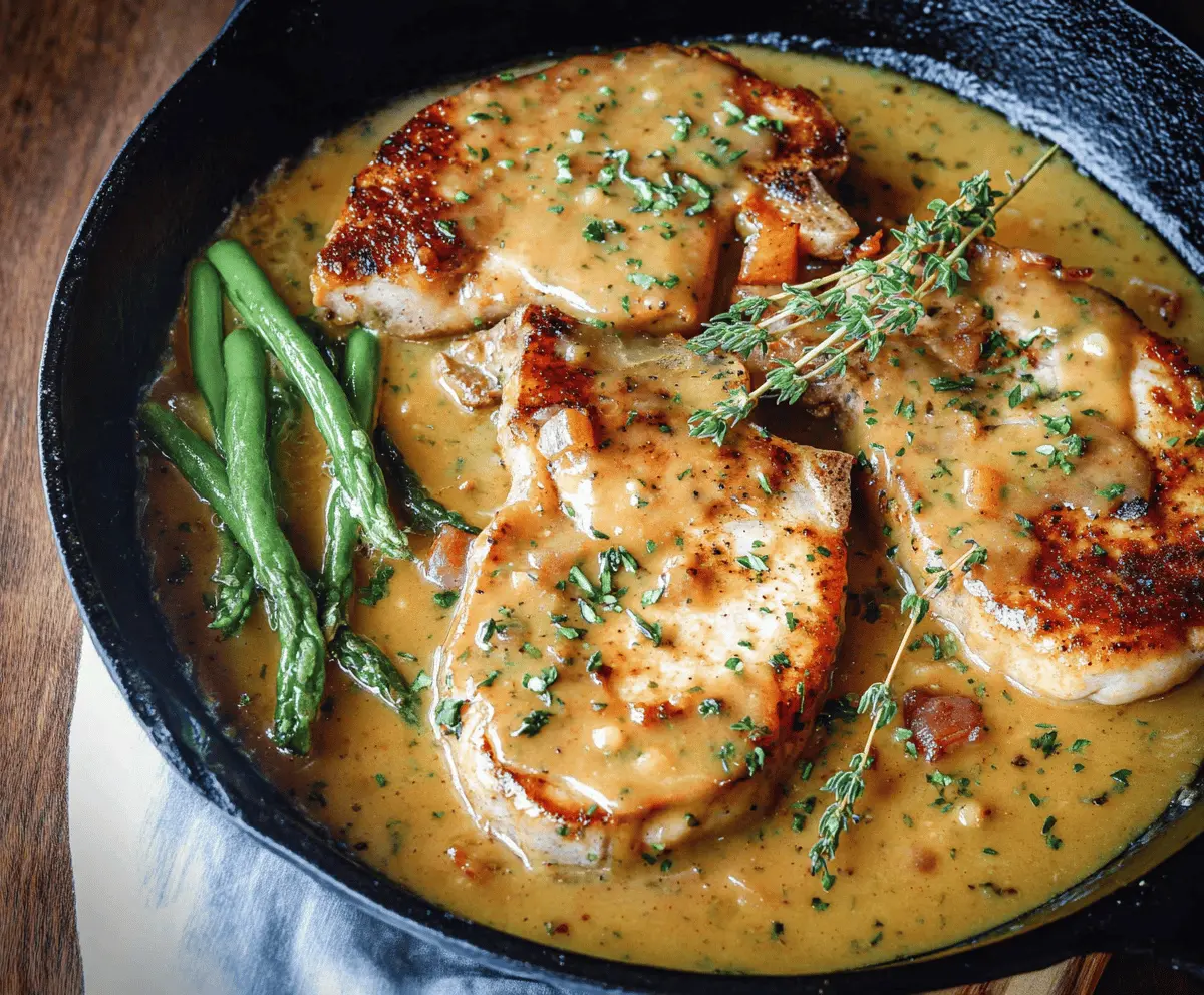 Easy Boneless Thin Pork Chops in Savory Pan Sauce
