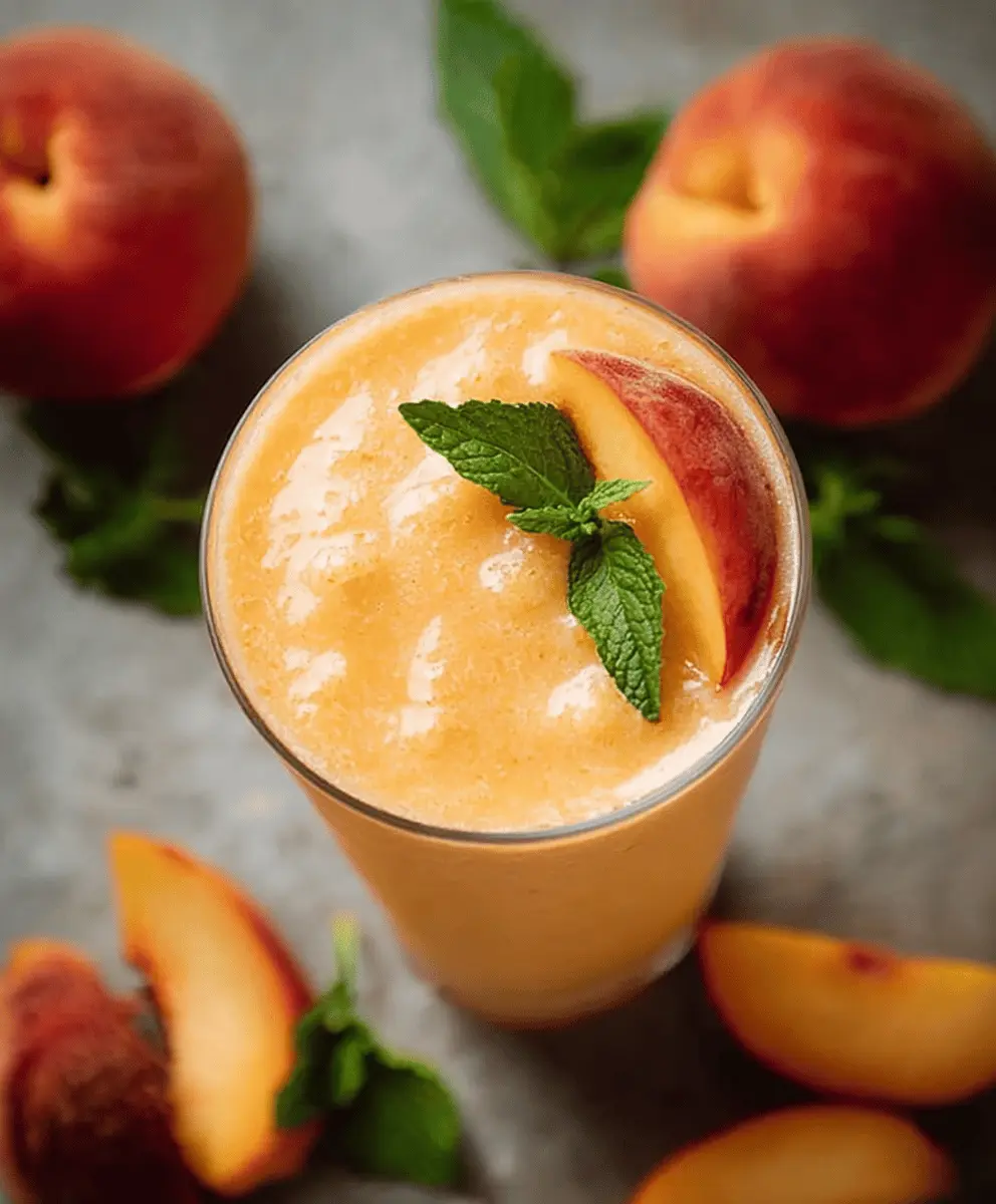 Easy Taste of Summer Peach Smoothie Recipe