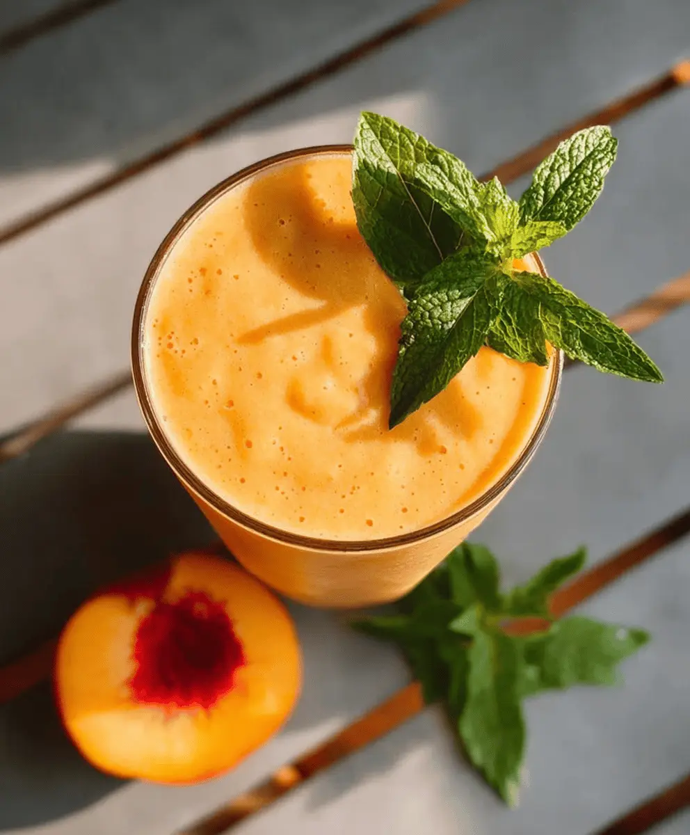 Easy Taste of Summer Peach Smoothie Recipe