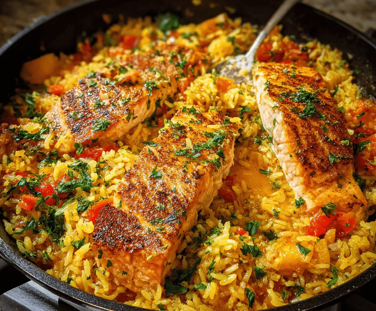 Easy One-Pot Salmon and Rice Recipe