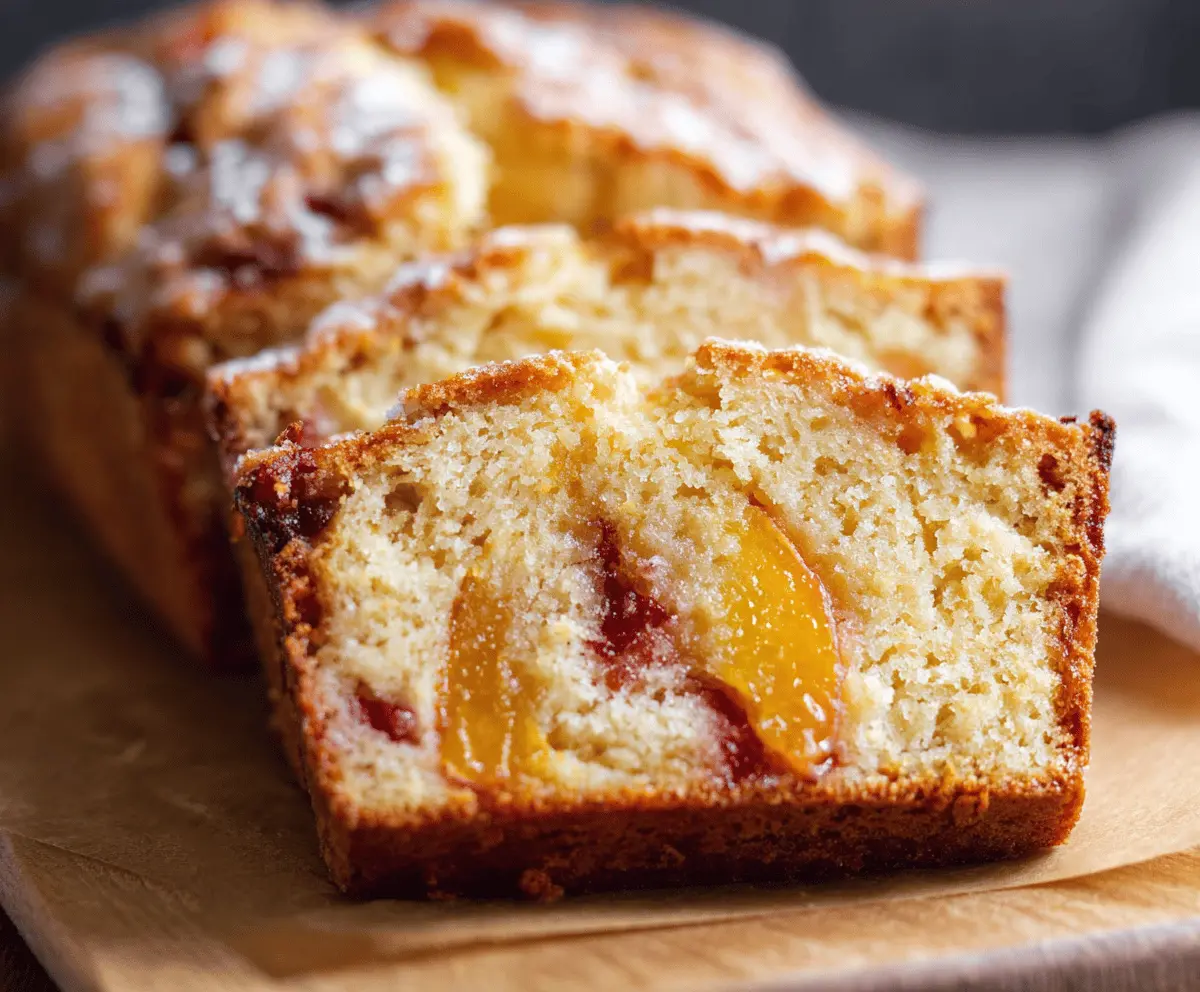 Easy Homemade Peach Bread Recipe
