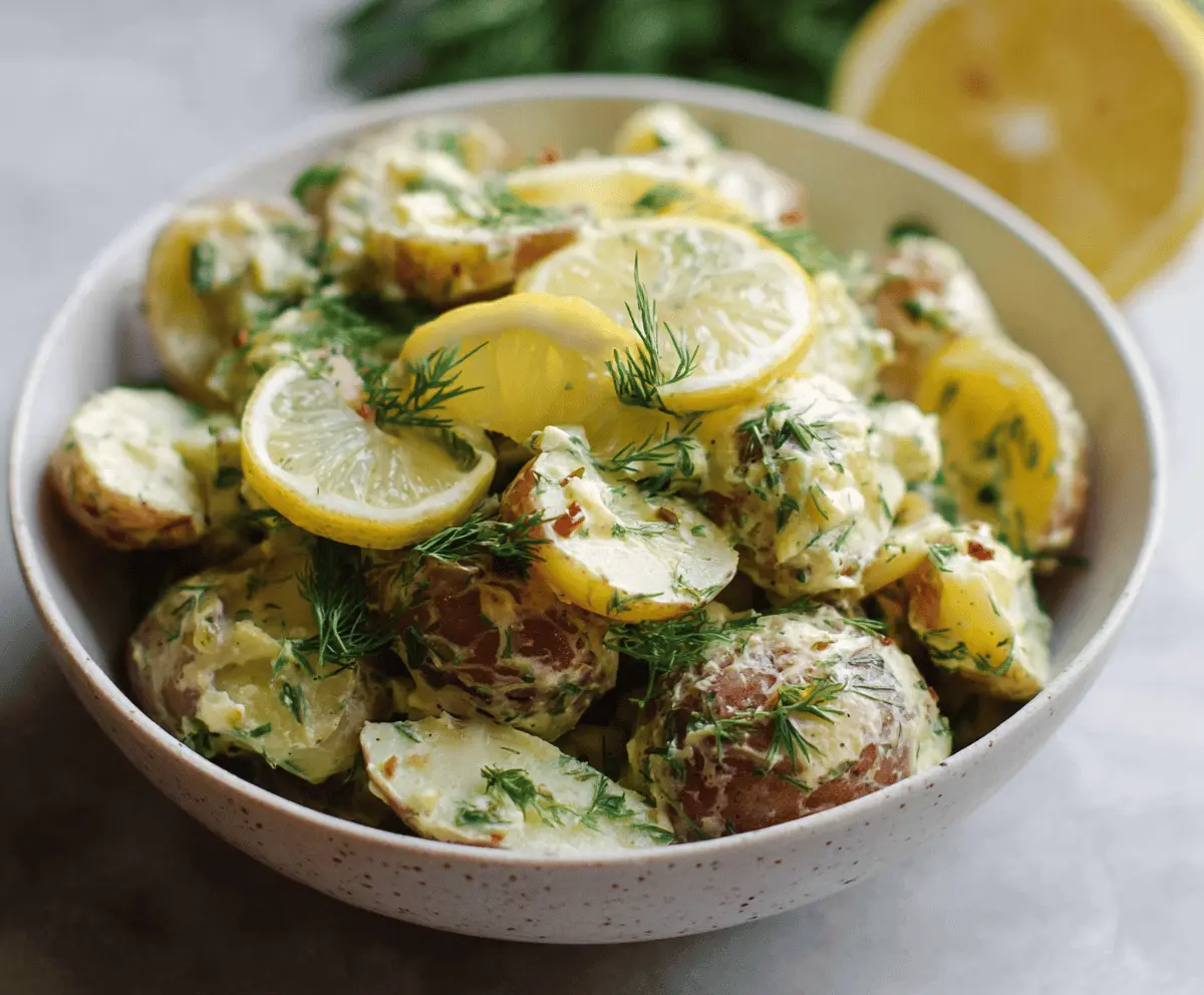 Easy Lemon Dill Potato Salad Recipe