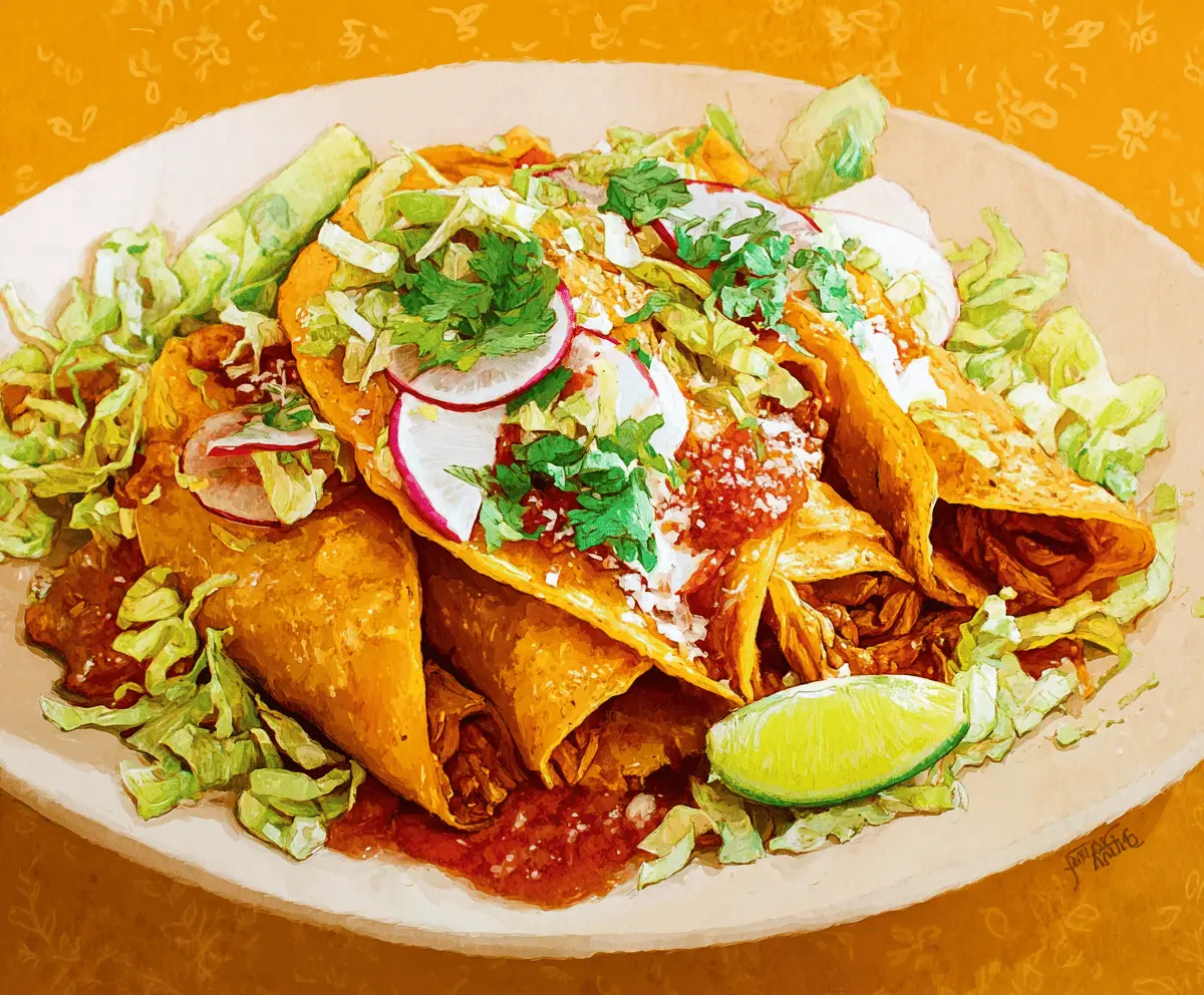 Crispy Tacos Dorados Recipe for Easy Dinner