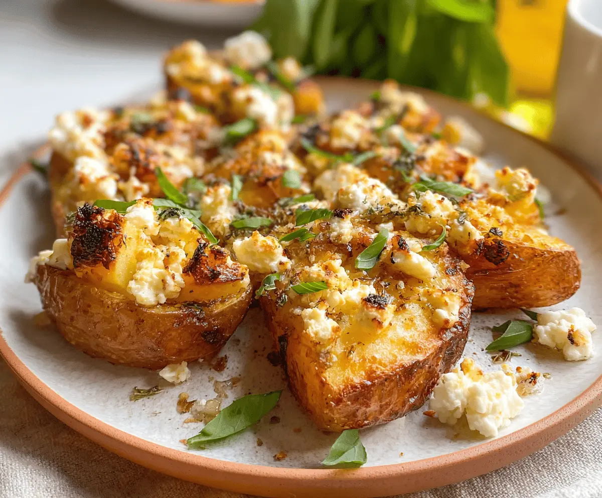 Creamy Baked Feta Potatoes Recipe