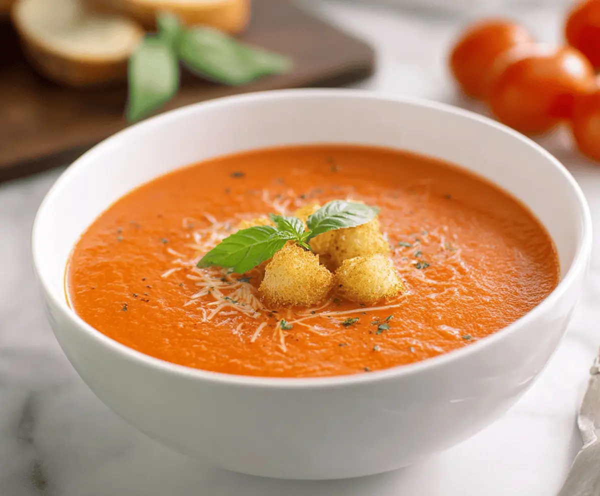 Copycat Panera Bread Tomato Soup Recipe