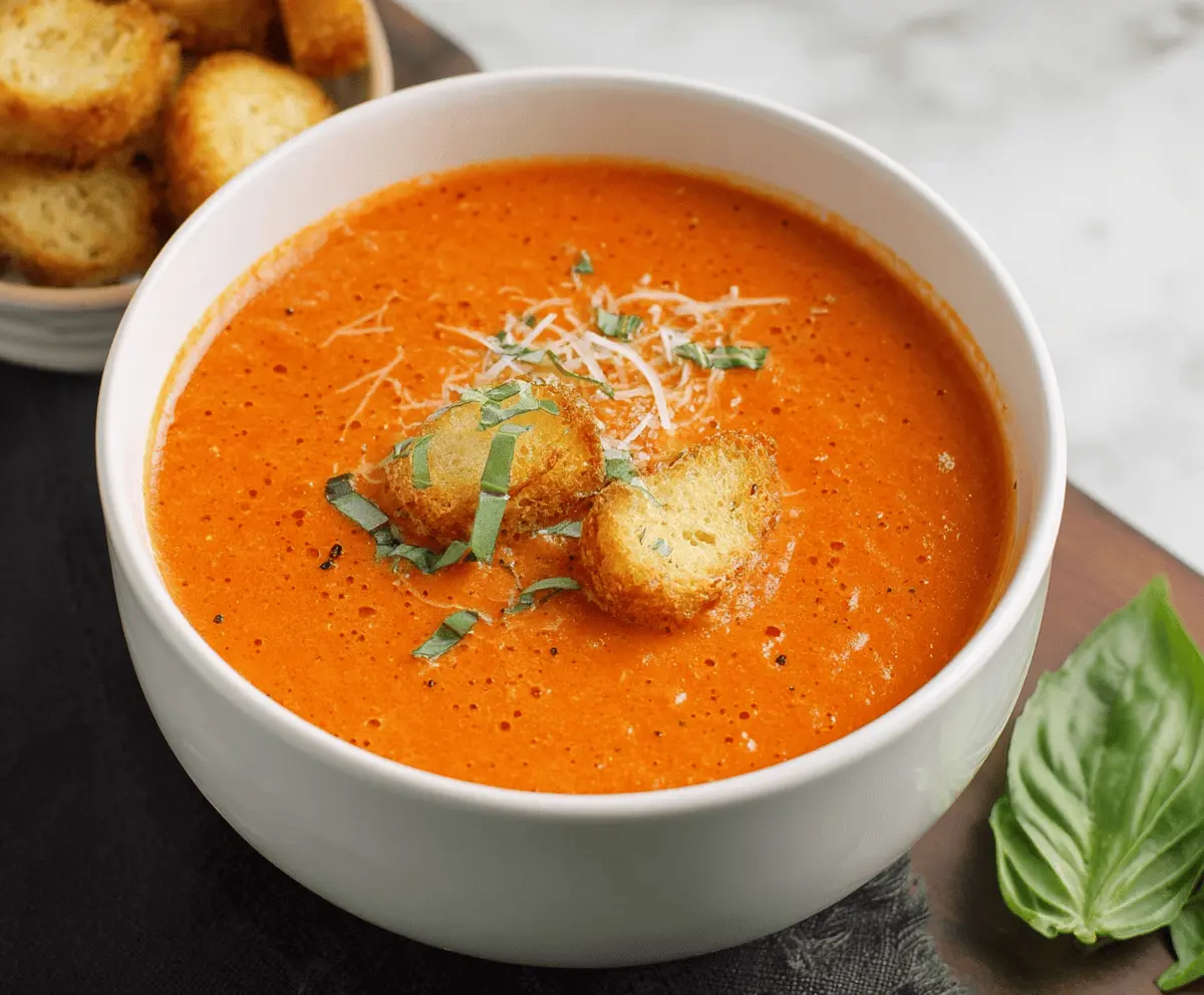 Copycat Panera Bread Tomato Soup Recipe