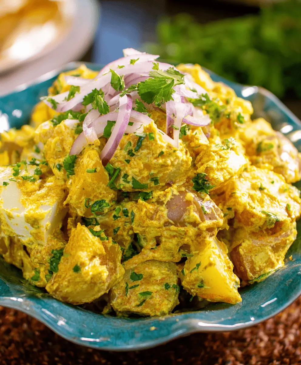 Creamy Curried Potato Salad Recipe