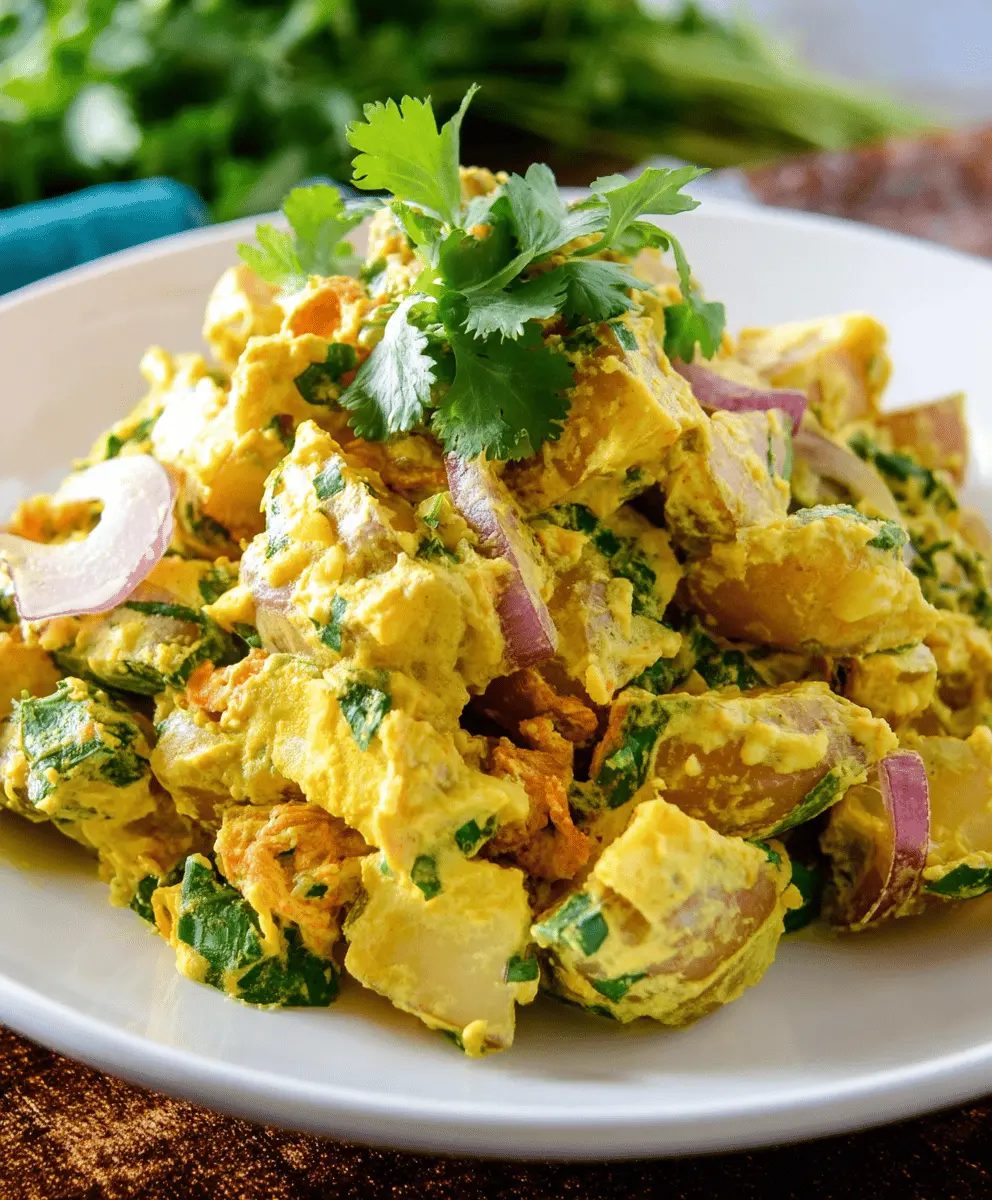 Creamy Curried Potato Salad Recipe