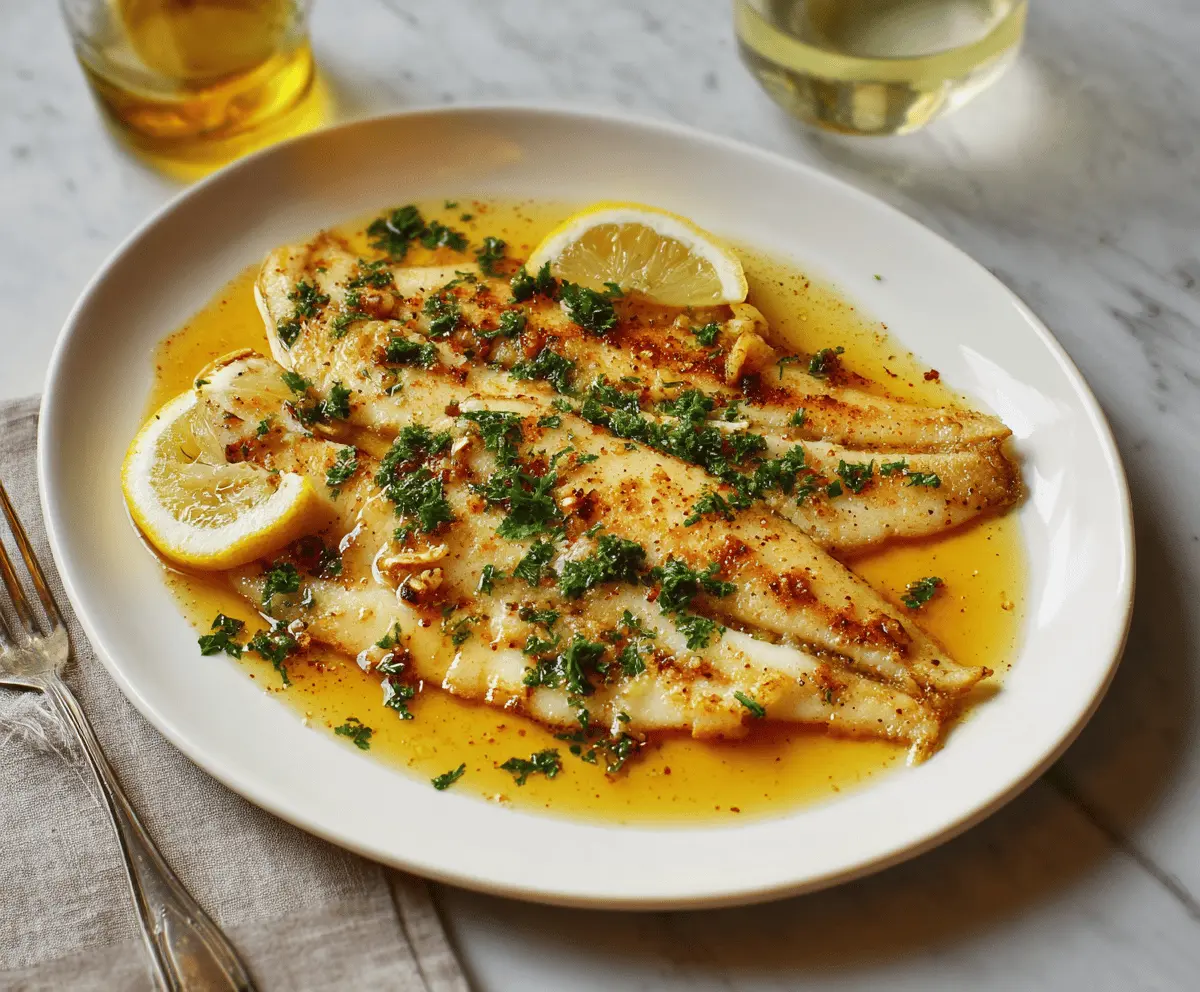 Classic Sole Meunière Recipe for Perfect Seafood