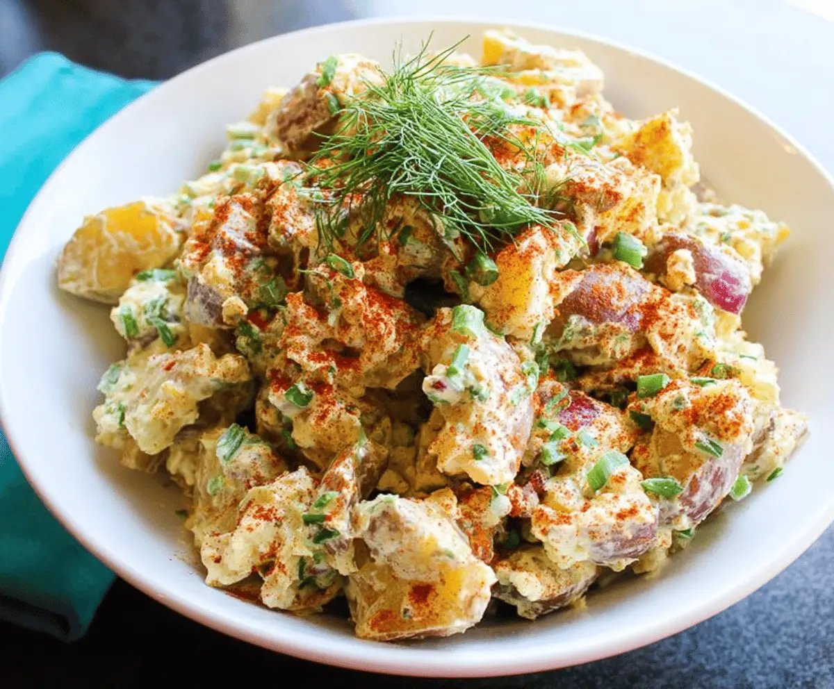 Creamy Creole Potato Salad Recipe