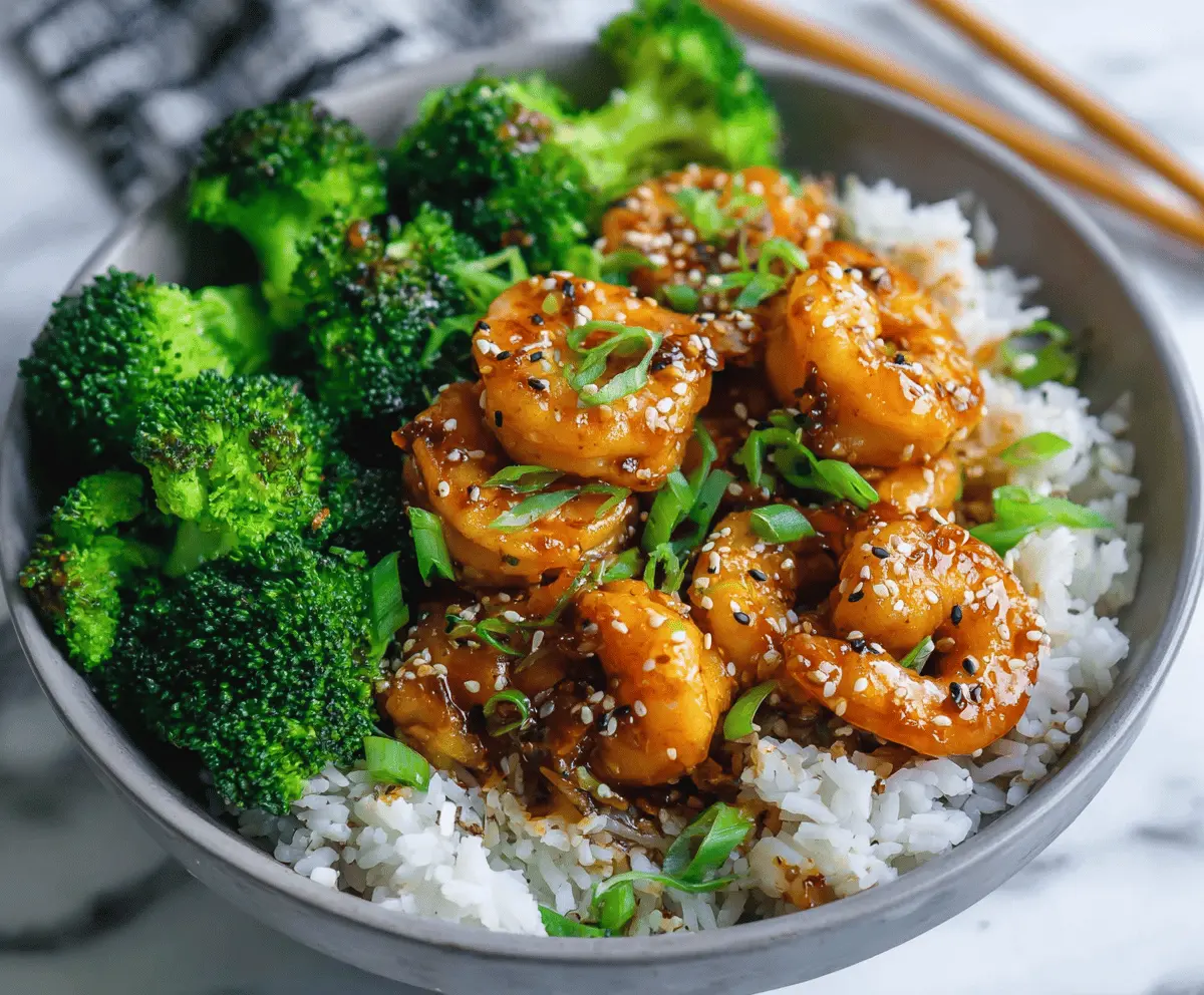 Easy General Tso’s Shrimp with Broccoli Recipe