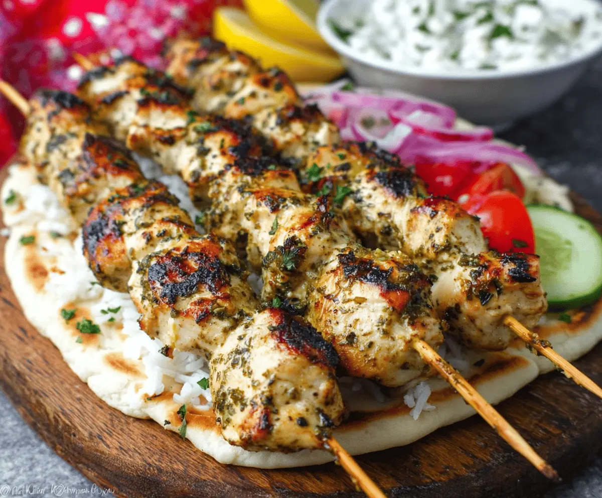 Easy Authentic Greek Chicken Souvlaki Recipe