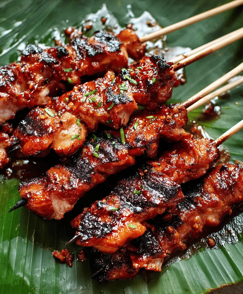 Easy Filipino Chicken Barbecue Recipe with Sweet and Savory Flavor