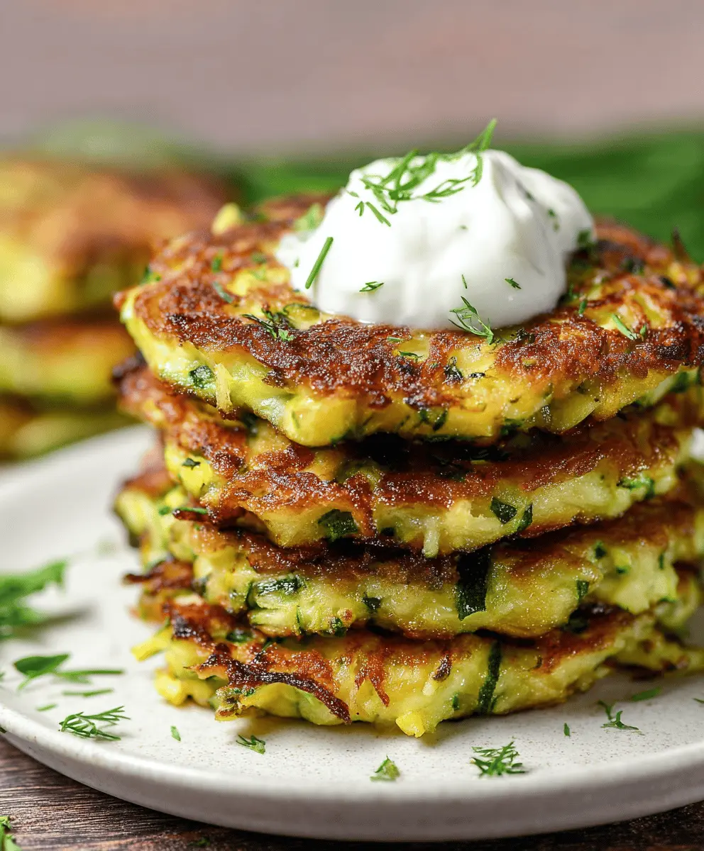 Crispy Zucchini Fritters Recipe
