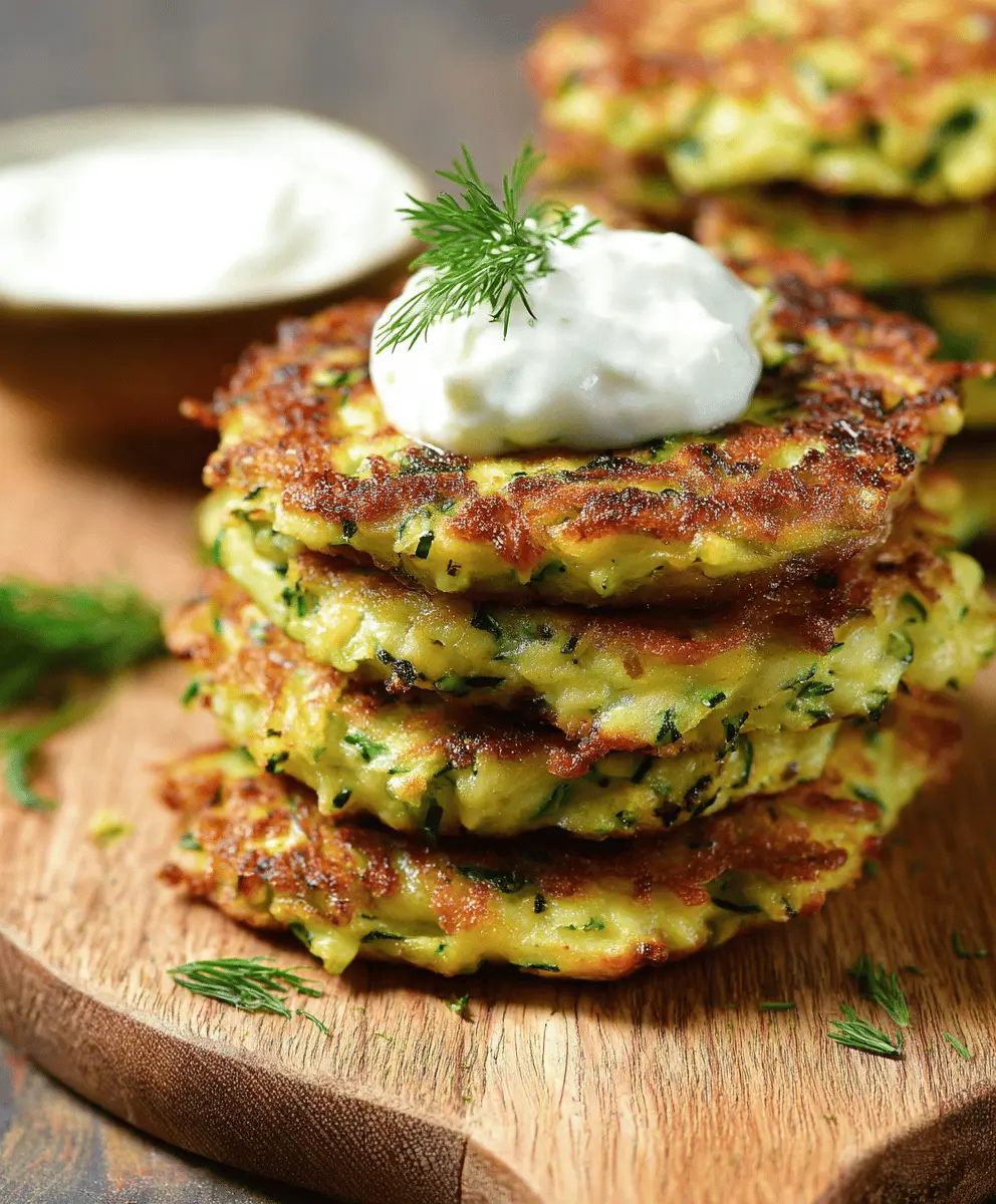 Crispy Zucchini Fritters Recipe