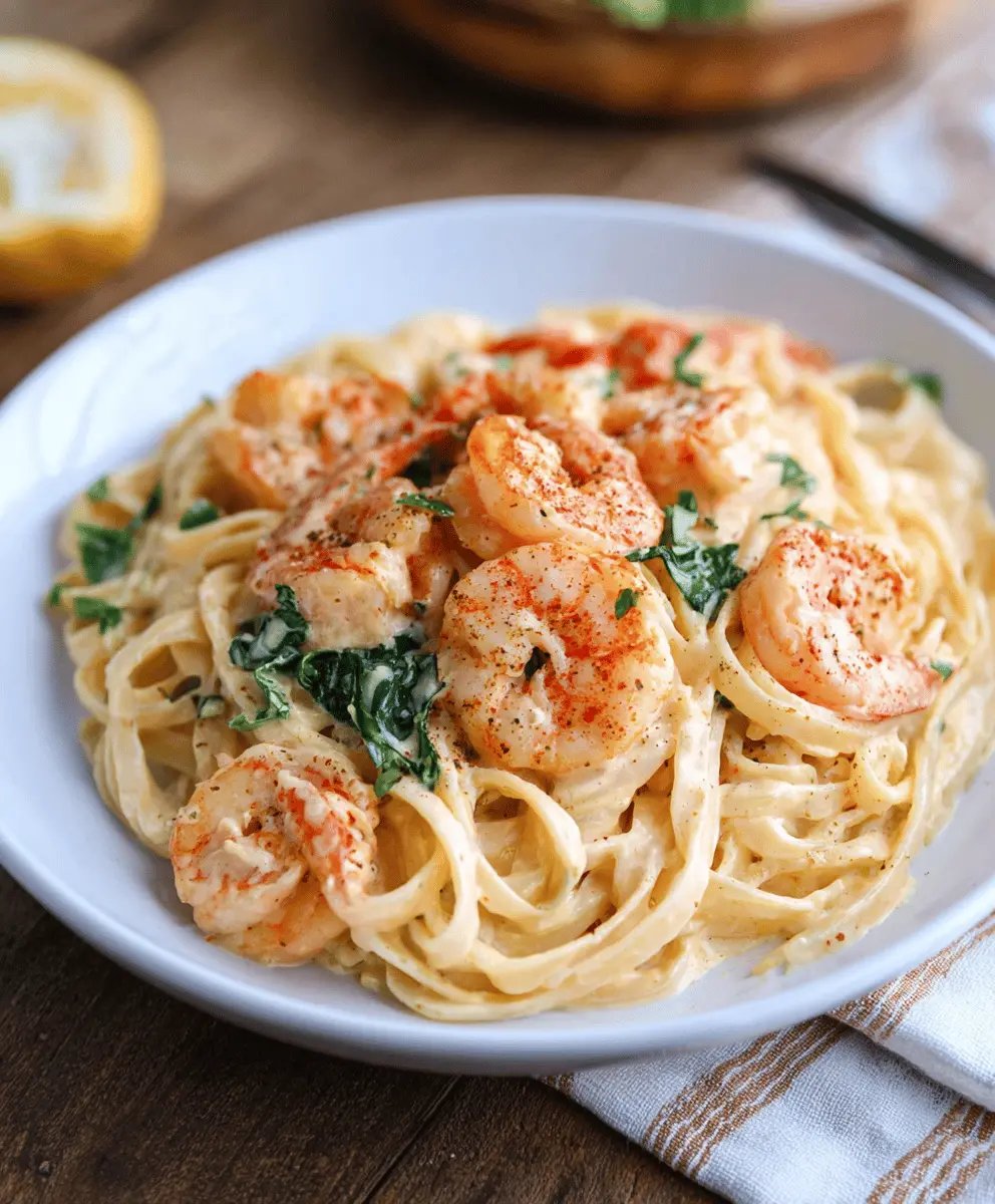 Easy Creamy Shrimp Pasta Recipe