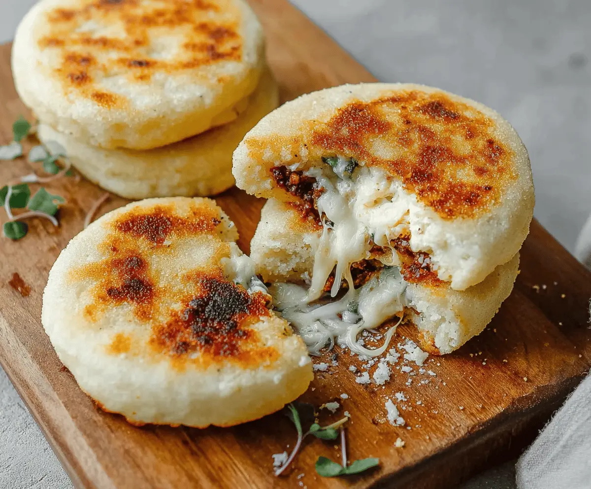 Cheesy Arepa Delight
