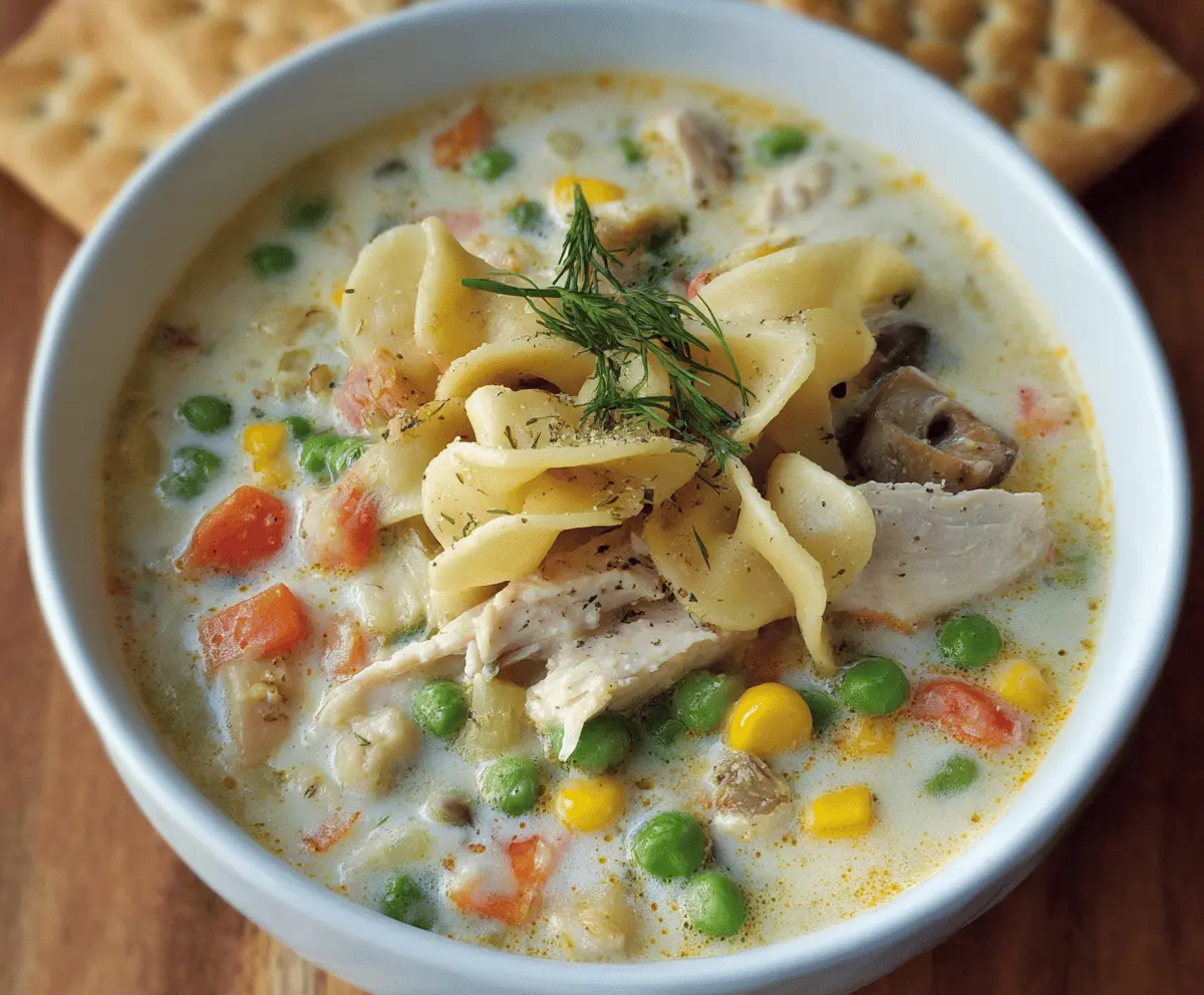 Creamy Chicken Pot Pie Soup