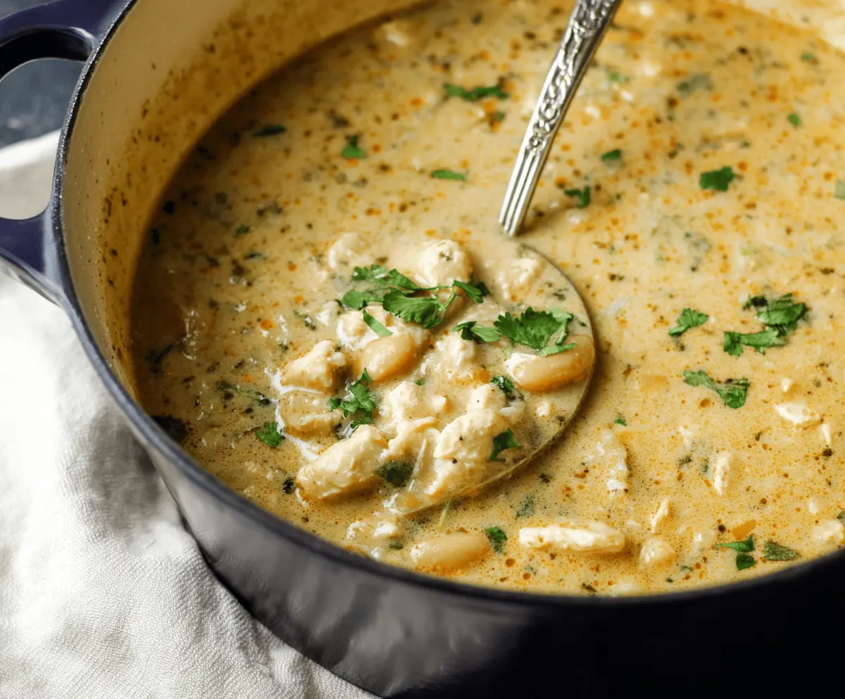 Creamy White Chicken Chili