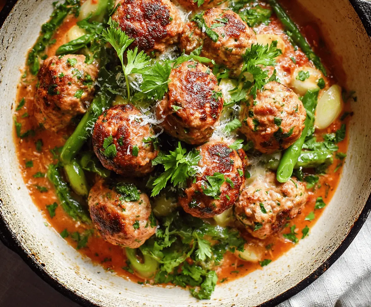 Herby Chicken & Ricotta Meatballs
