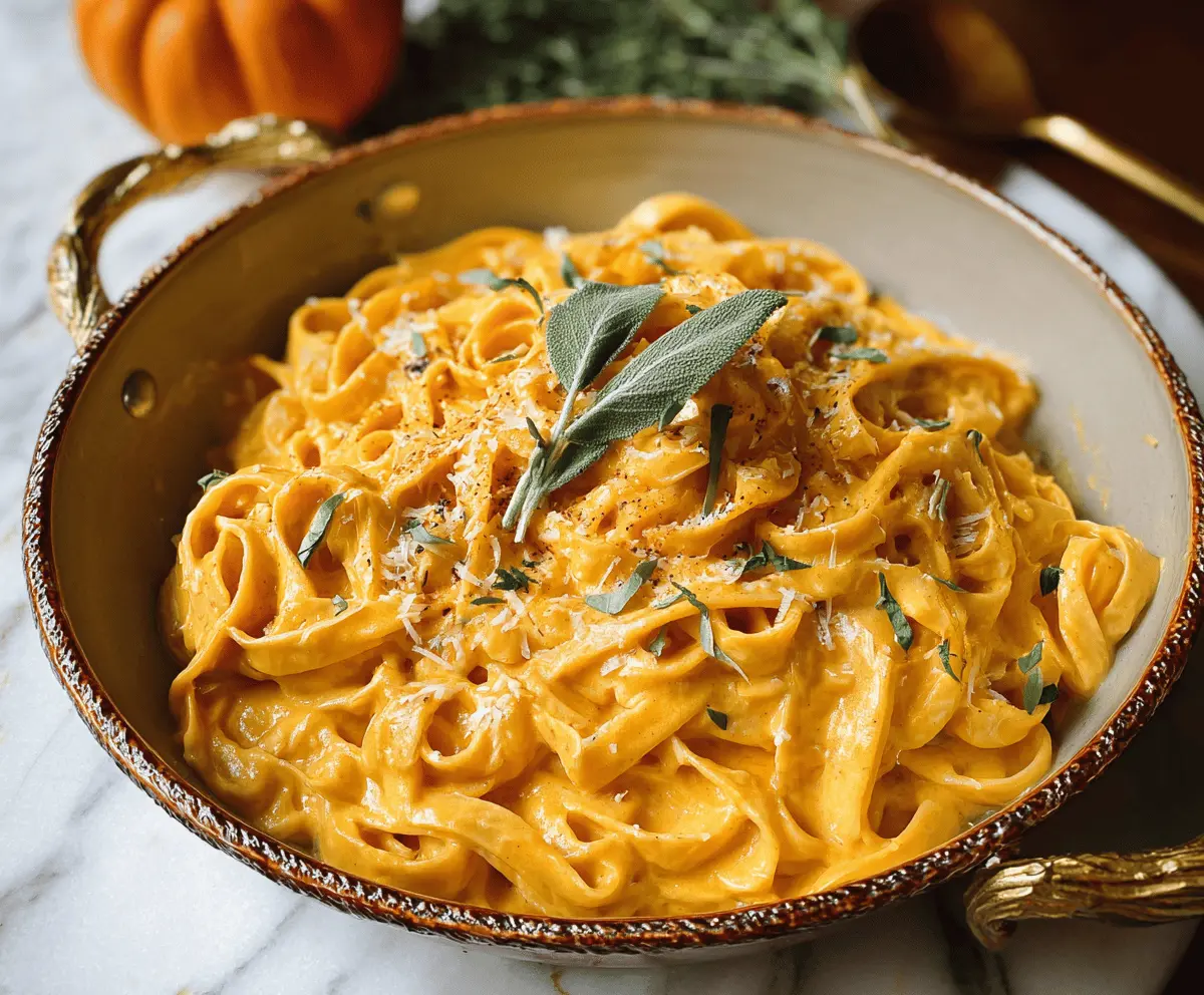 Pumpkin Alfredo Sauce