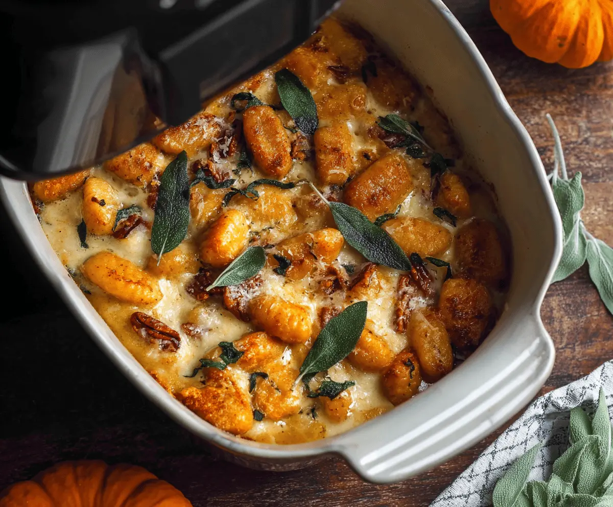 Pumpkin Gnocchi Bake