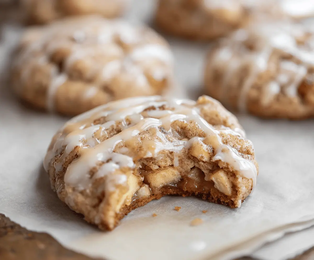 Apple Fritter Cookies