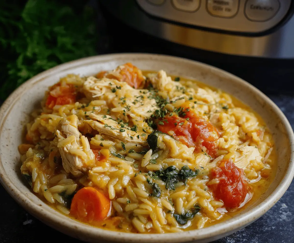 Crock Pot Marry Me Chicken Orzo