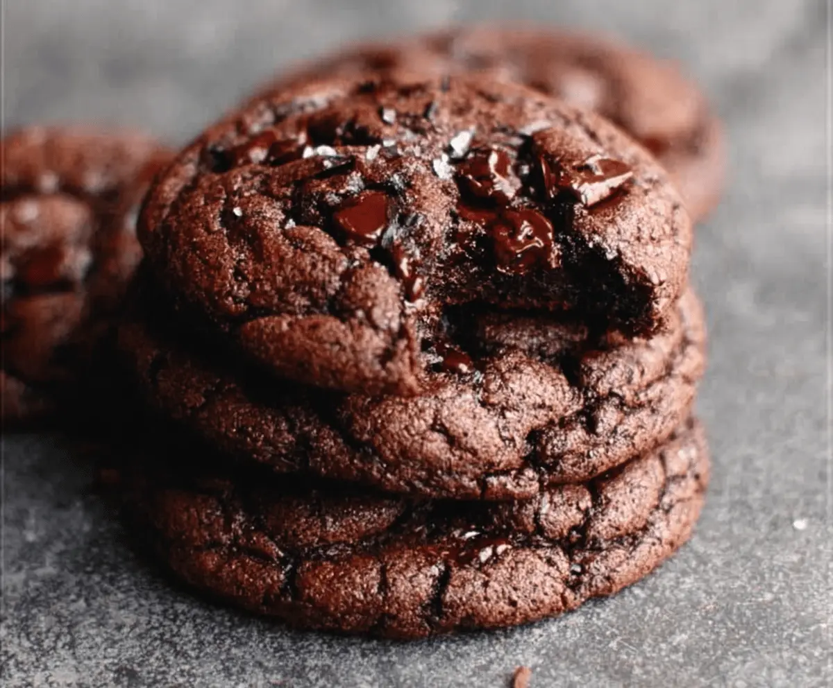 double chocolate chip cookies