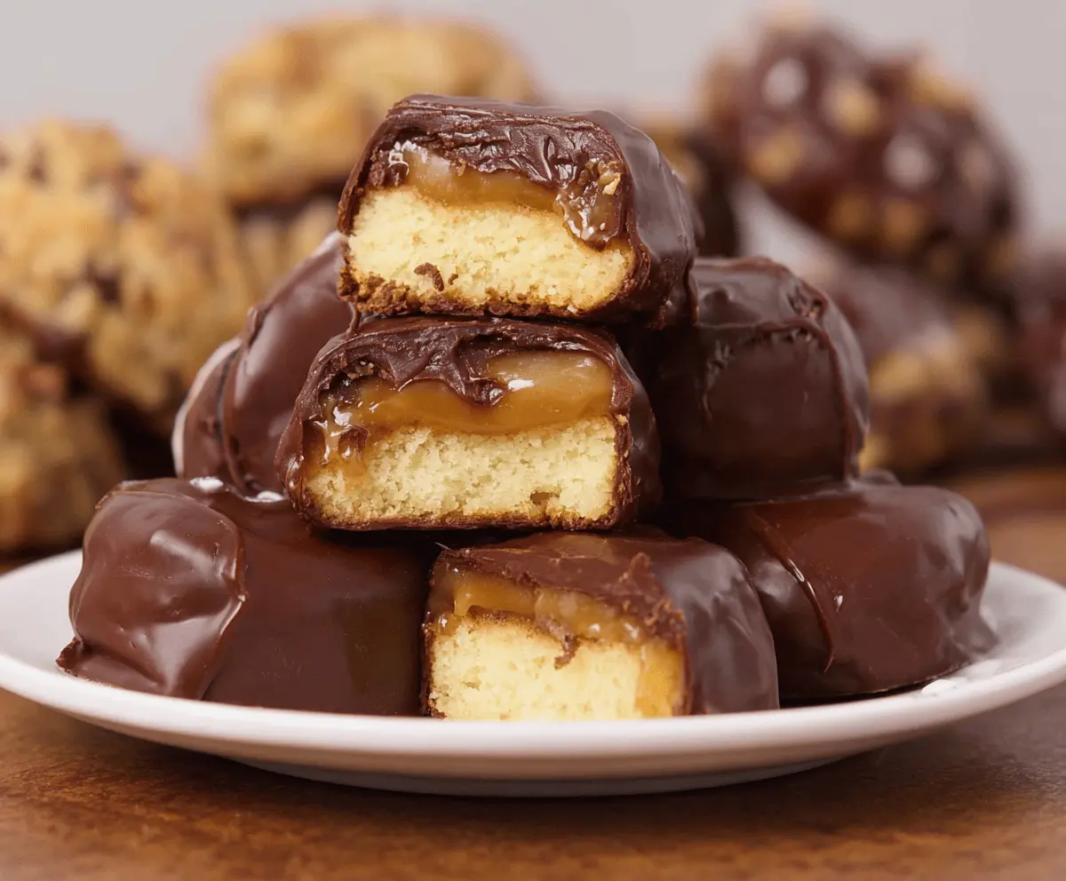 Easy Homemade Twix Bites