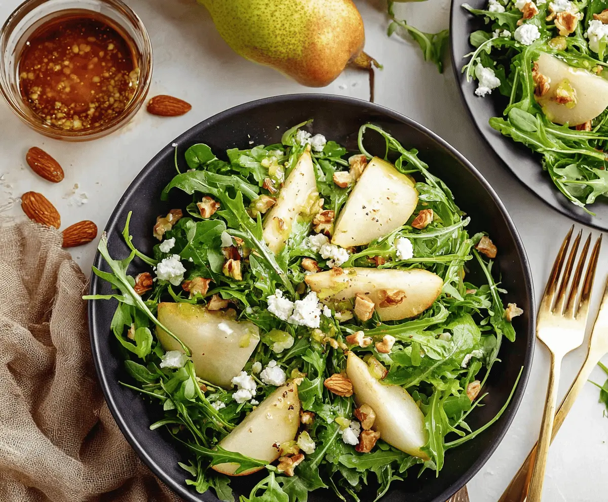 Pear and Arugula Salad