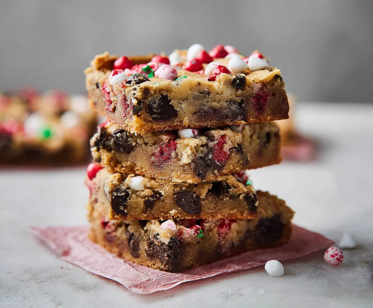 Christmas Blondies