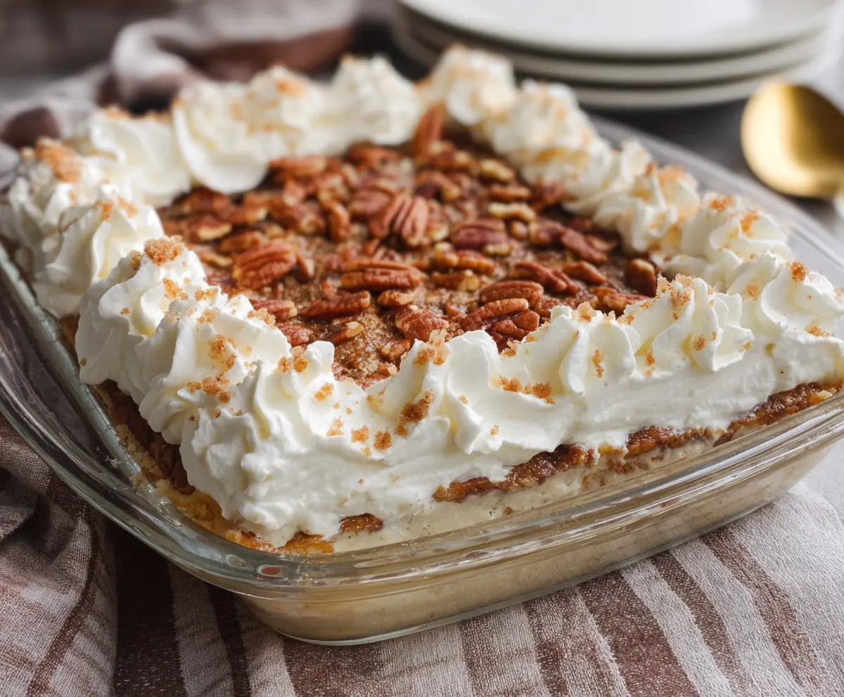 Pecan Cream Deep Dish Pie
