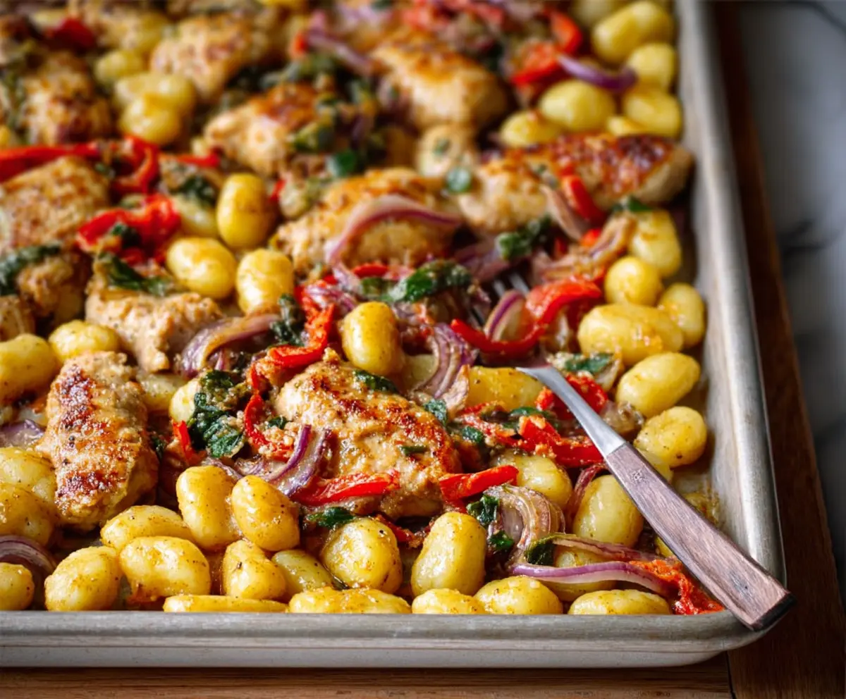 Sheet Pan Chicken Scarpariello Gets a Cozy Gnocchi Makeover