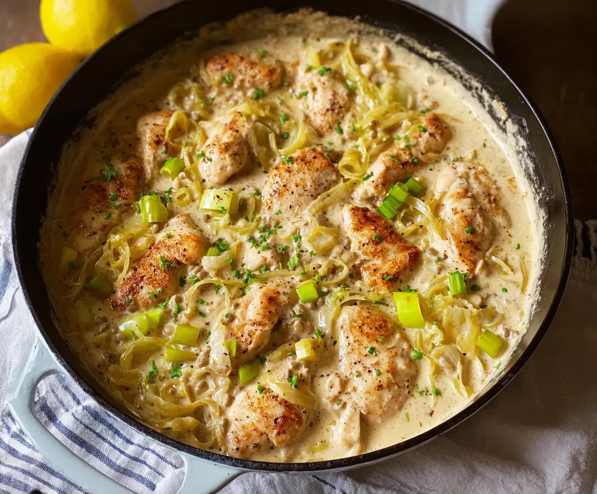 Creamy Pepperoncini Chicken Skillet