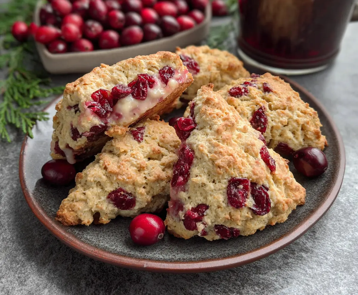 Gluten Free Cranberry Scones