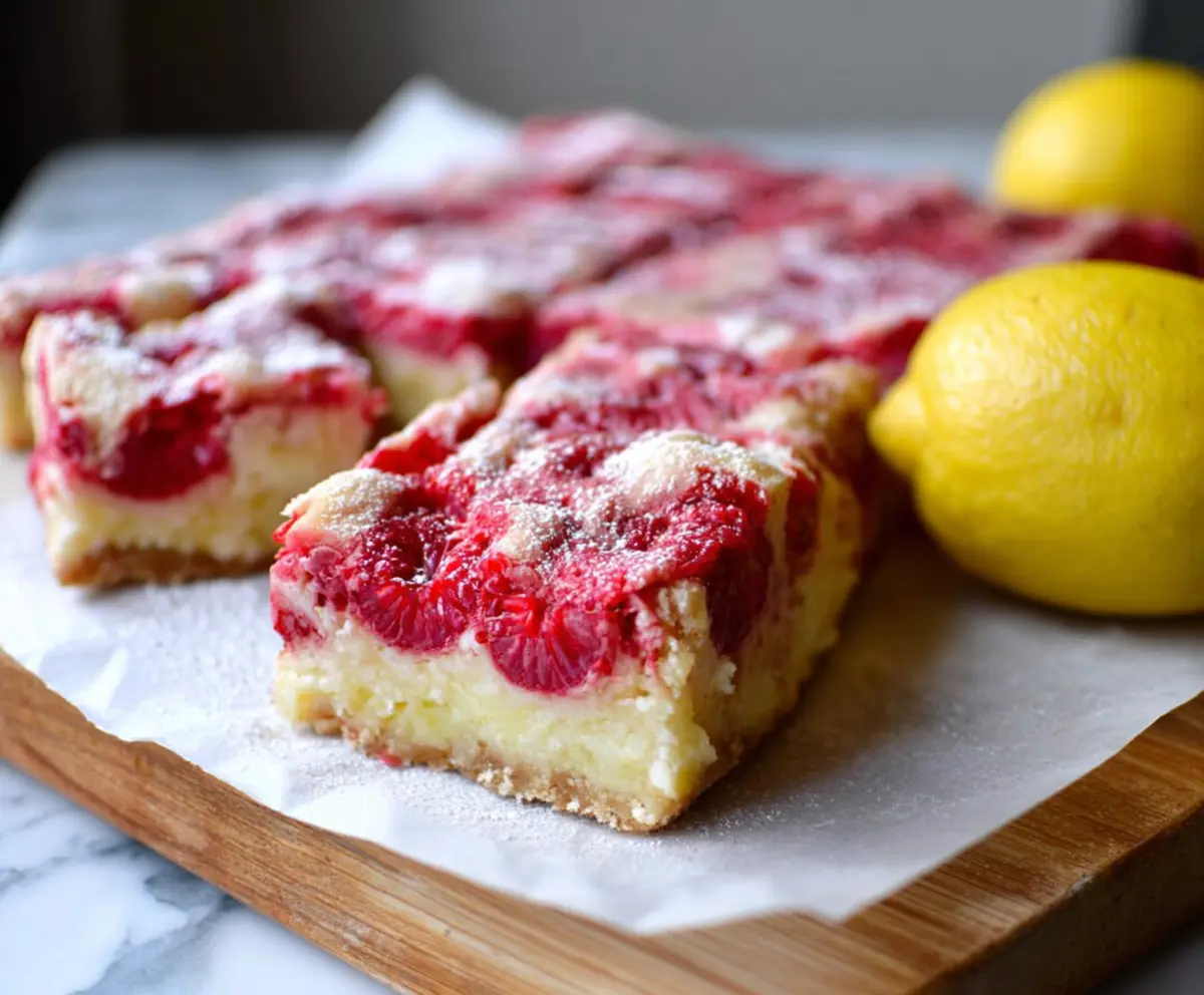 Gluten-Free Raspberry Lemon Bar