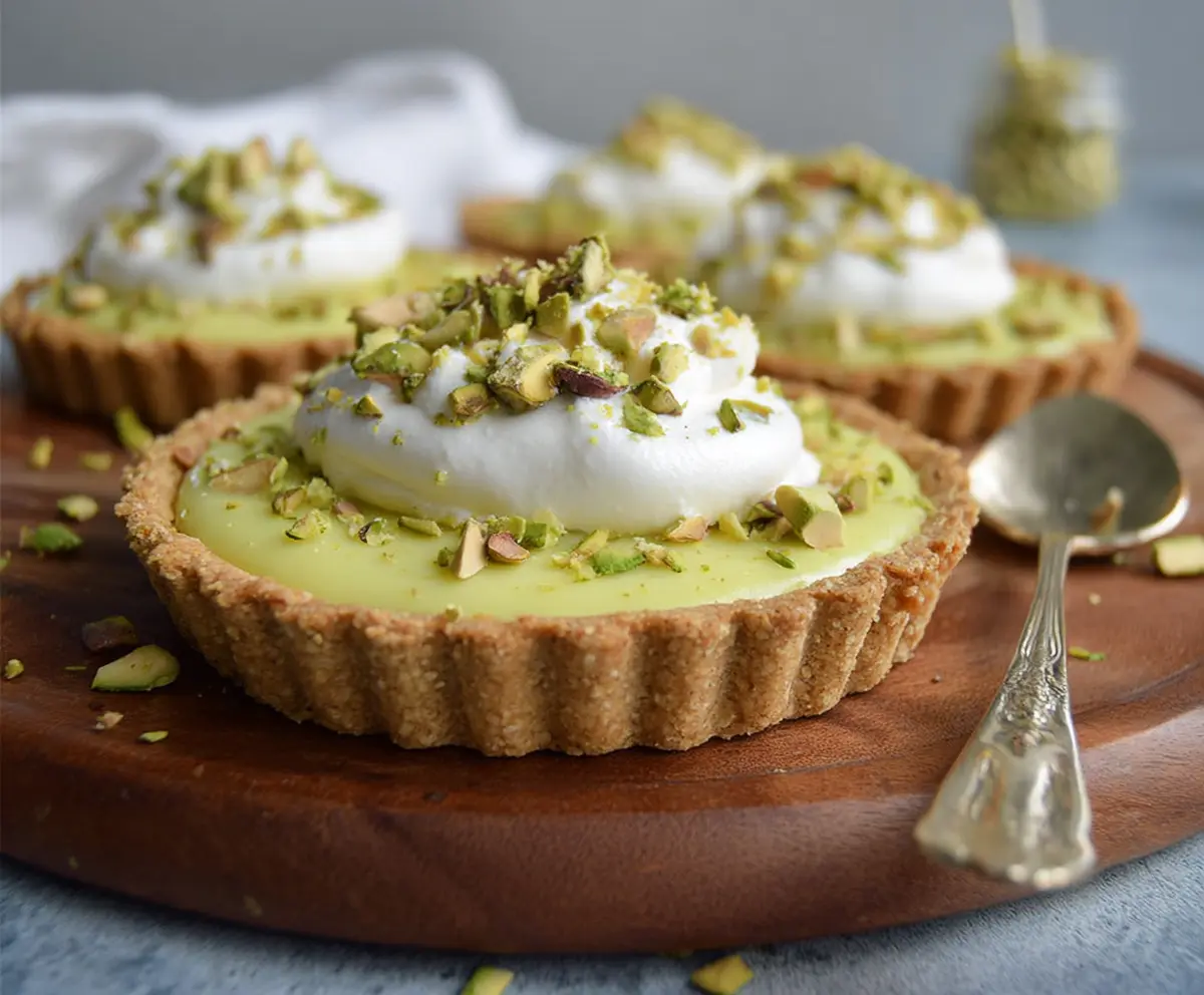 Pistachio Pudding Tart