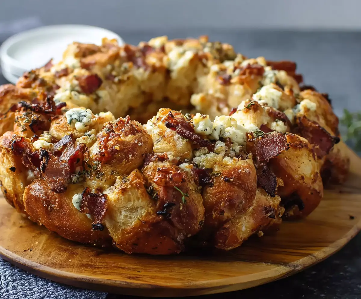 Bacon Gorgonzola Pull Aparts