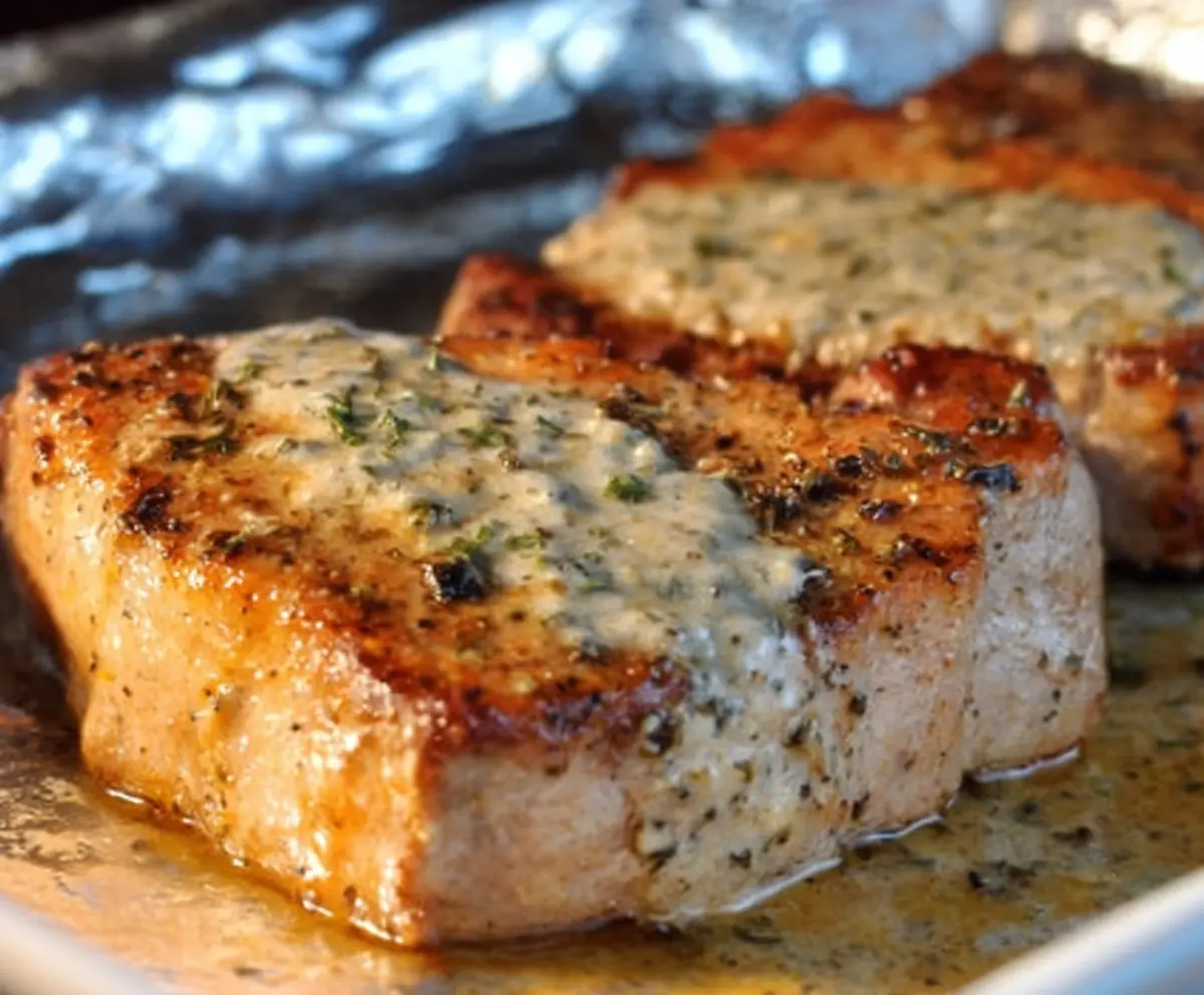 Oven Baked Ranch Pork Chops