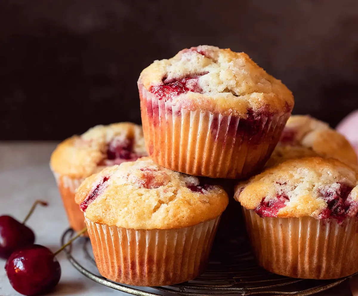 Cherry Muffins (Fresh and Easy)