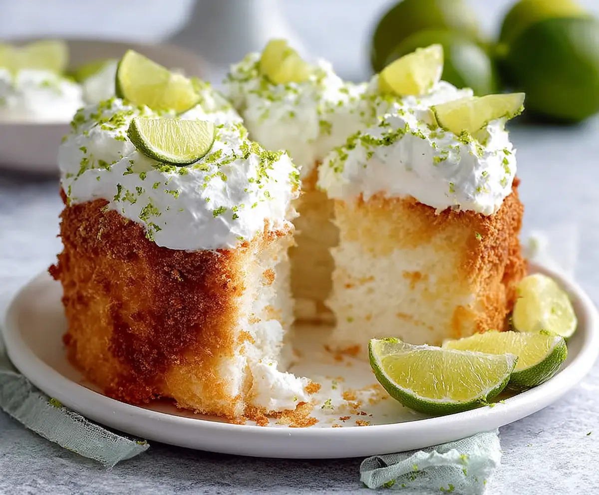 Best Key Lime Angel Food Cake